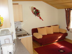 Sitzbereich im Appartement 4